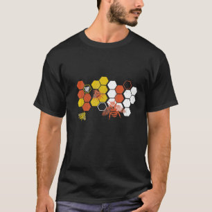 Imker Imkerei Honig Retro Vintage Honigwabe T-Shirt