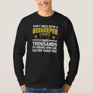 Imker Männer Frauen Imkerei Honigbiene Bienenstock T-Shirt