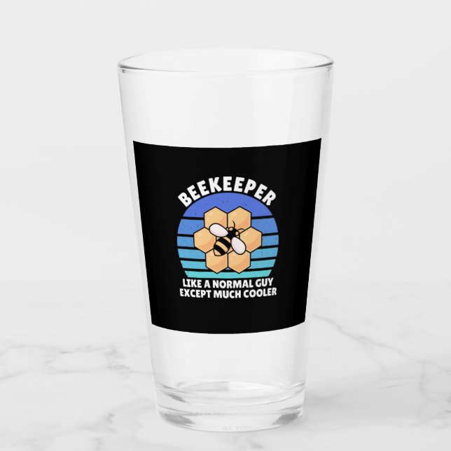 Imker Retro Vintag Glas (Vorderseite)