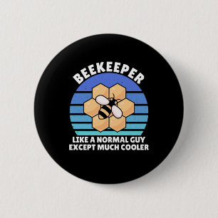 Imker Retro Vintage Button