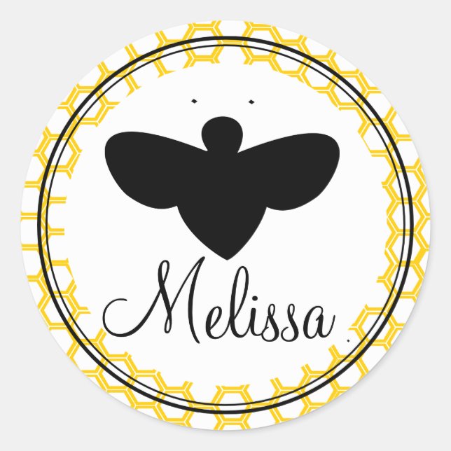 Imker Runder Aufkleber (Vorderseite)