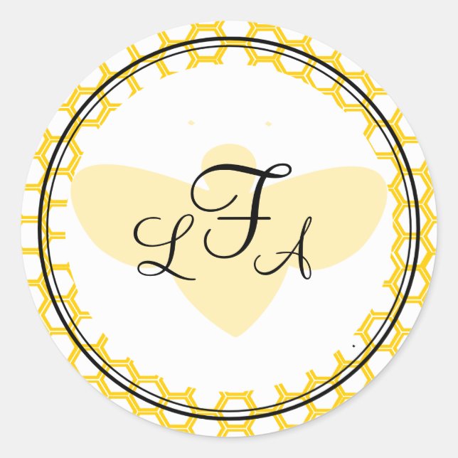 Imker Runder Aufkleber (Vorderseite)