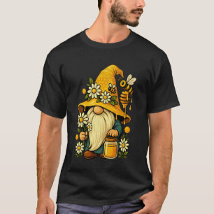 Imker Süßer Gnom Blumen Biene Sommer Botanisch G T-Shirt