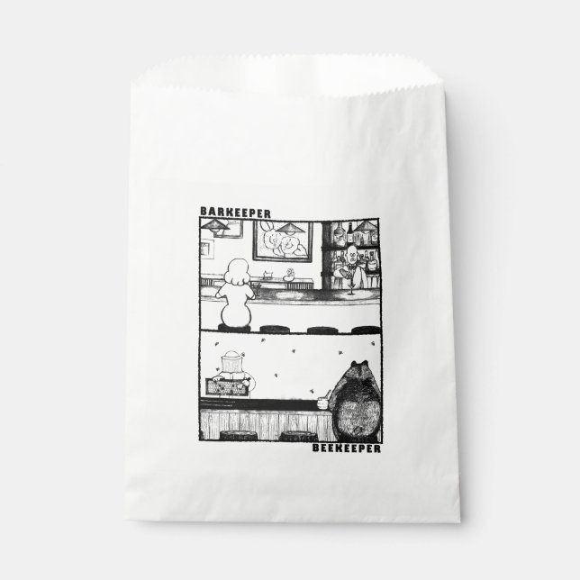 Imker und Imker Geschenktütchen (Vorderseite)