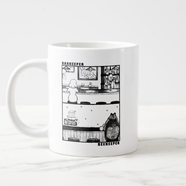 Imker und Imker Jumbo-Tasse (Links)