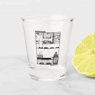 Imker und Imker Schnapsglas