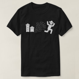 Imker Von Bienen gejagt Funny Running Beekeeper T-Shirt