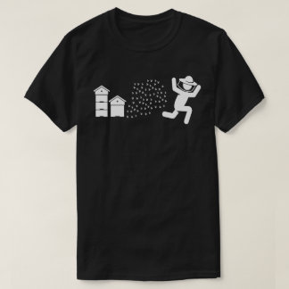 Imker Von Bienen gejagt Funny Running Beekeeper T-Shirt