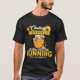 Imker Vorsicht bei Bienenzucht T-Shirt
