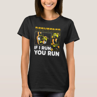 Imker Wenn ich renne, rennst du Biene 2 T-Shirt