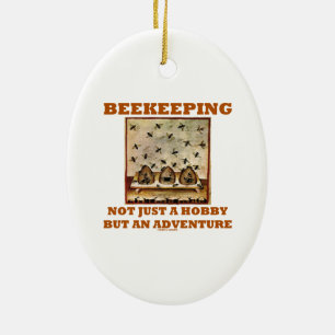 Imkerei nicht gerade ein Hobby aber ein Abenteuer Keramik Ornament