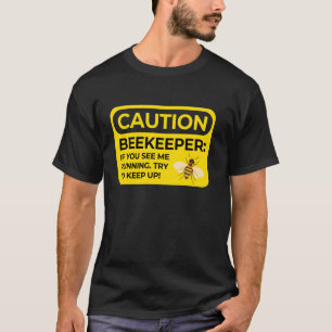 Imkerei Vorsicht Biene Insekt Imker Bienenzüchter T-Shirt