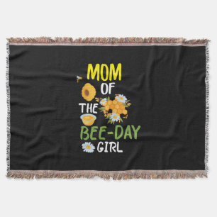 Imkerin-Kunst-Mama des Bee-day-Mädchens 2 Decke