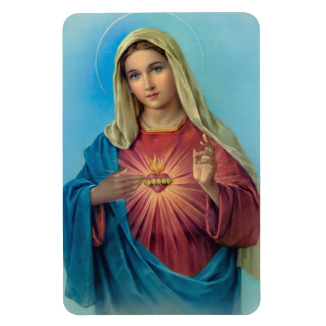 Immaculate Heart Of Mary Magnet (Vertikal)