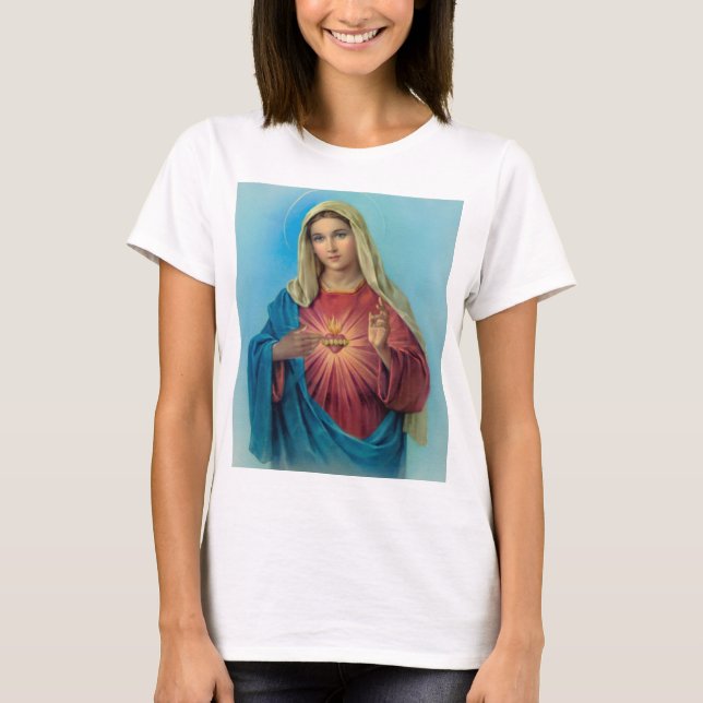 Immaculate Heart Of Mary T-Shirt (Vorderseite)
