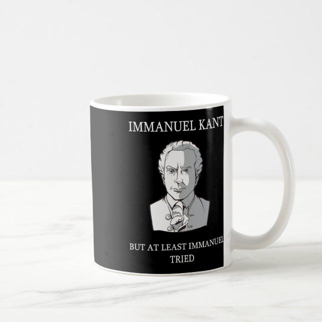 Immanuel Kant Funny Philosophy Sprichwort Gift Kaffeetasse (Rechts)