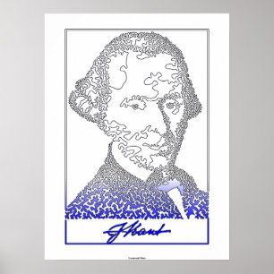 Immanuel Kant. Gründer der deutschen Philosophie.  Poster