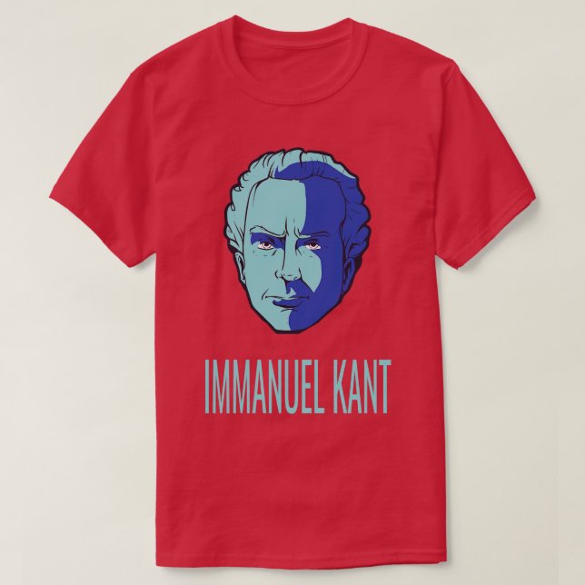 Immanuel Kant Philosopher Writer 1 T-Shirt (Design vorne)