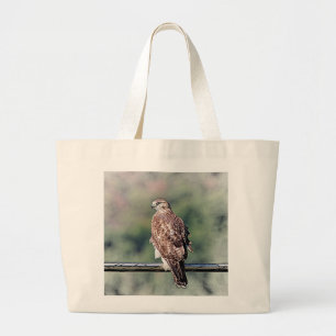 Immature Red Tail Hawk Jumbo Stoffbeutel