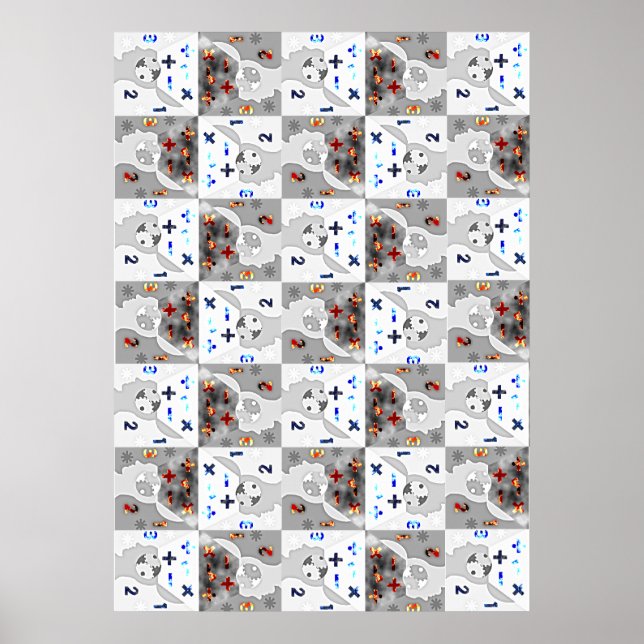 Immense Lotsa Math Cerveaux Poster (Devant)