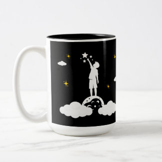 Immer abgelenkte hoffnungsvolle Dreamer ADHD-Tasse Zweifarbige Tasse