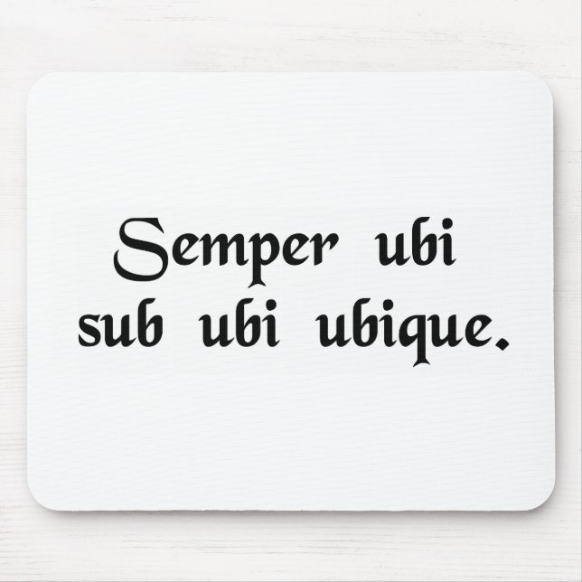Immer Abnutzungsunterwäsche überall Mousepad (Vorne)
