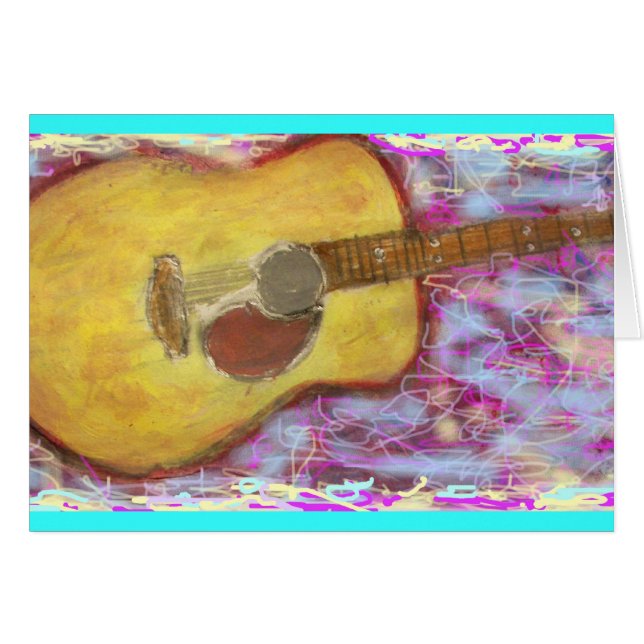 immer Akustikgitarre der Musik (Vorderseite (Horizontal))