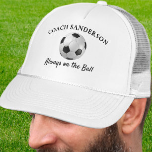 'Immer am Ball' Fußball Trainer Benutzerdefiniert Truckerkappe