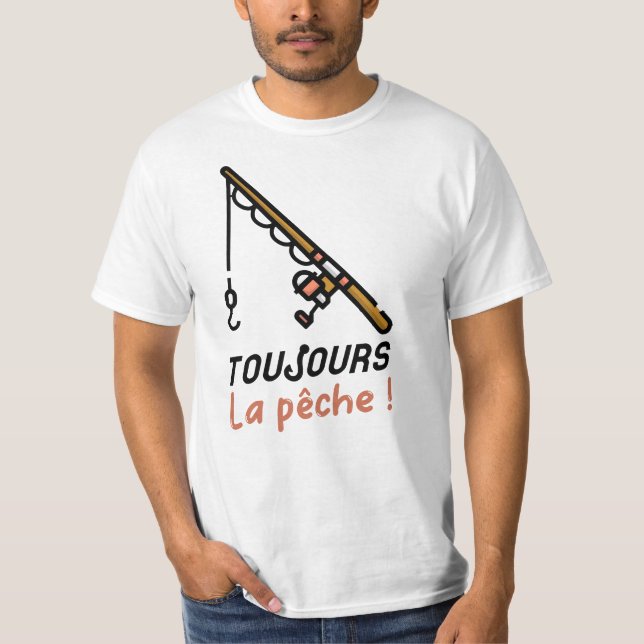IMMER ANGELN! T-Shirt (Vorderseite)