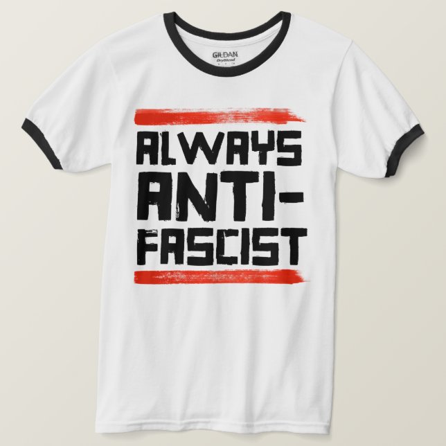 IMMER ANTI-FASKIST T-Shirt (Design vorne)