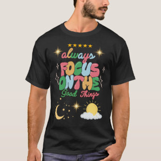 Immer auf das T-Shirt "Gute Dinge" fokussieren - P