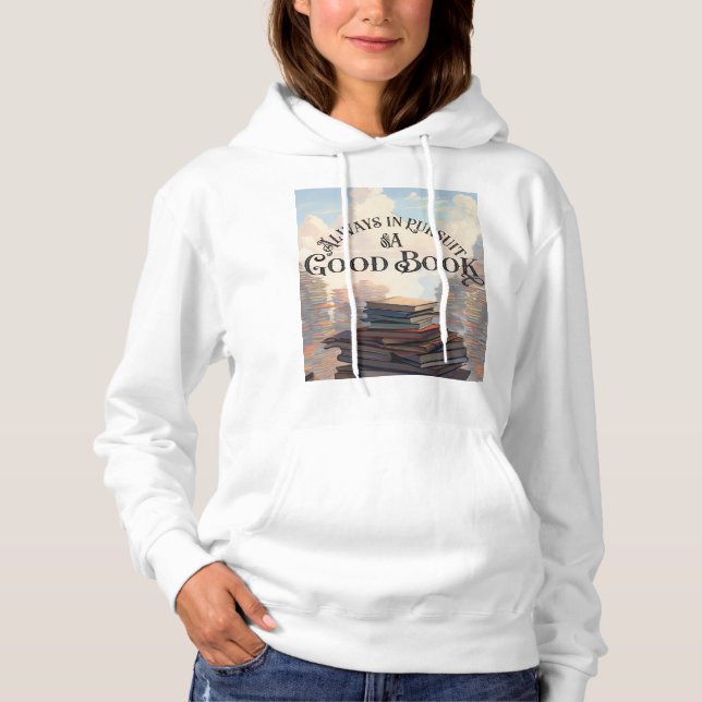 Immer auf der Suche nach einem guten Buch, Frauen  Hoodie (Vorderseite)