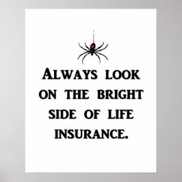 immer auf die helle Seite der Lebensversicherung s Poster