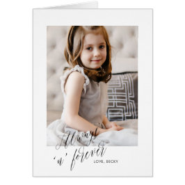 Immer auf ewig Vatertagskarte