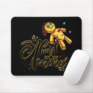 Immer auf meinem Kopf Funny Halloween Voodoo Doll Mousepad
