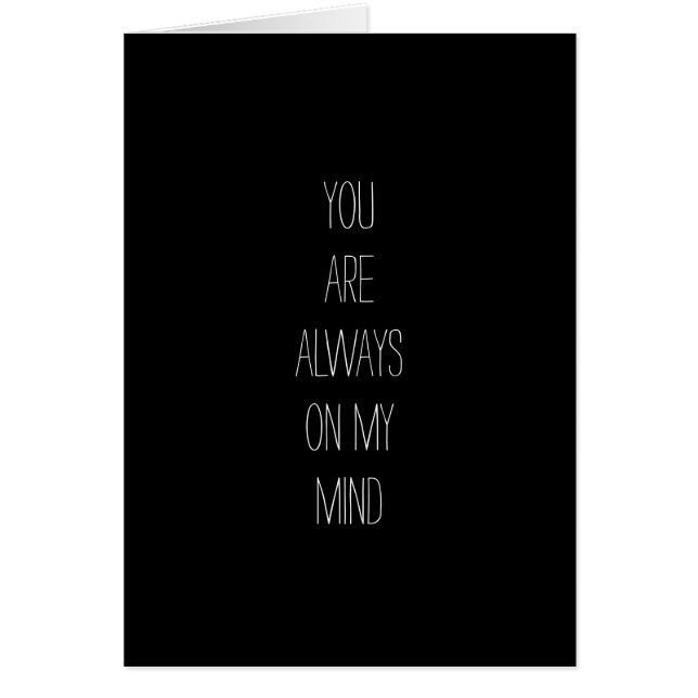 Immer auf meinem Verstand (Vorne)