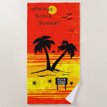 Immer Beach Bound Blazing Sun B Beach Handtuch