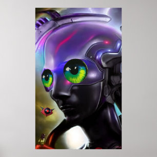 Immer beobachten - Ken Gage Art Poster