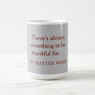 immer dankbar - Tasse