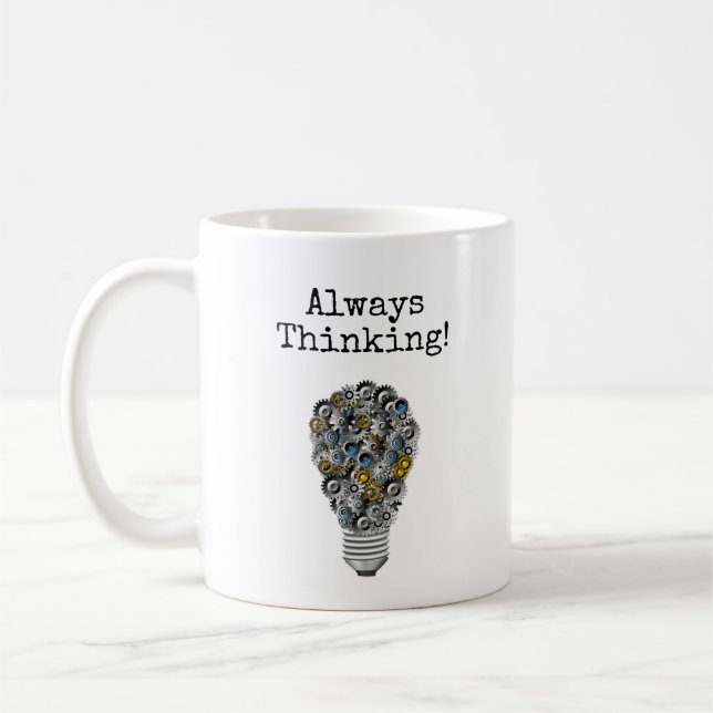 Immer denkend kaffeetasse (Links)