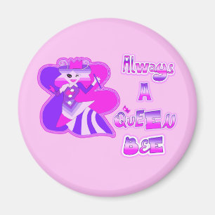 Immer ein Baby-Rosa-Magnet der Königin Magnet