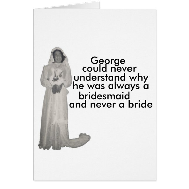 Immer ein Brautmädchen (Vorne)