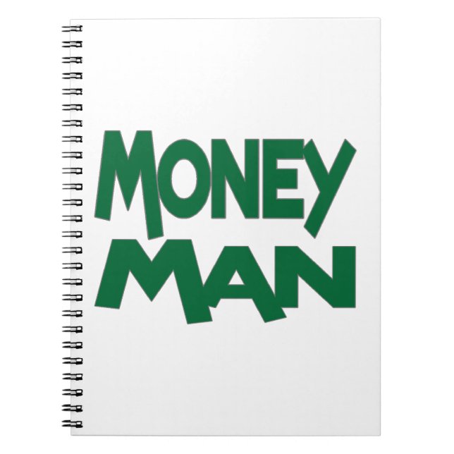 Immer ein Geld-Mann Notizblock (Vorderseite)