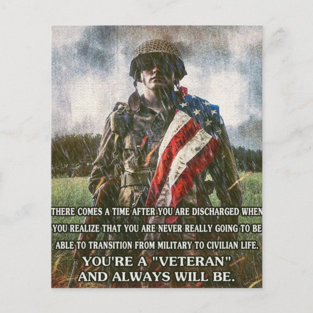 Immer ein Veteran Flyer (Vorne)