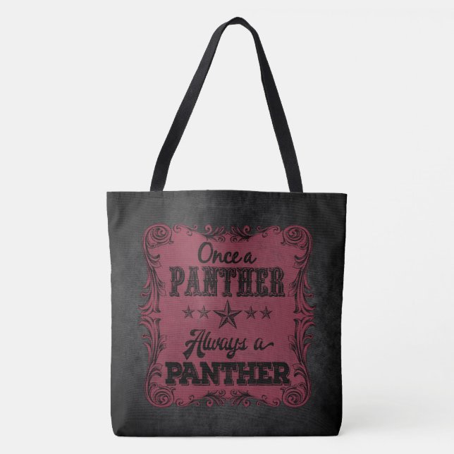 Immer eine Panther-personalisierte Tasche (Vorderseite)