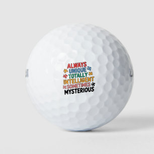 Immer einzigartig, manchmal völlig intelligent golfball