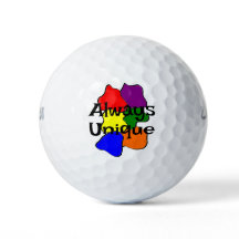 Immer einzigartige Autismus-Golfbälle