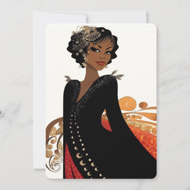 IMMER ELEGANT #9 Einladung (Vorderseite)