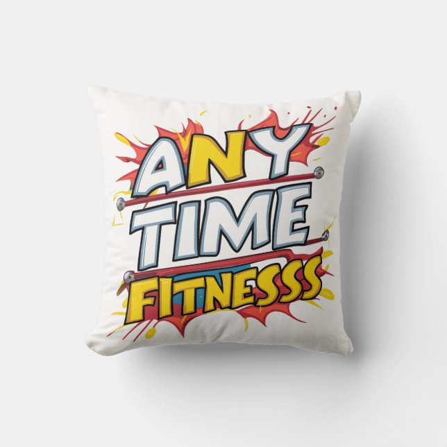 Immer Fitness - lustige Fitness Zitate Kissen (Vorderseite)