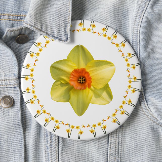 Immer Frühling Button (Beispiel)